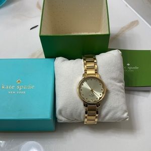 Beautiful golden Kate spade watch